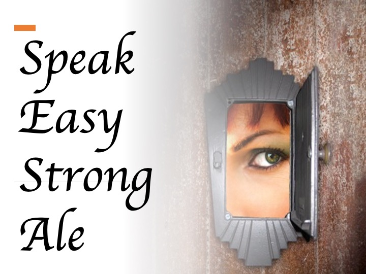Speak Easy strong ale