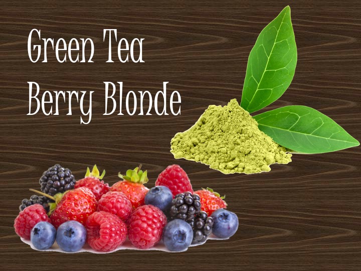 Green tea berry blonde ale