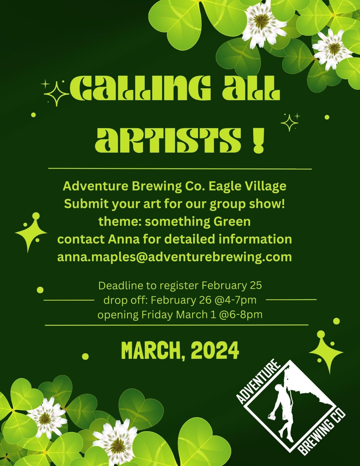 March call for artists