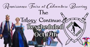 Renfaire rescheduled to October 12