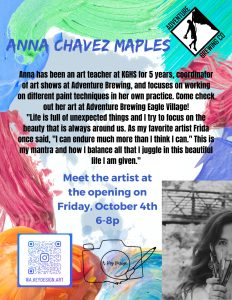 ANNA MAPLES ART SHOW FLYER