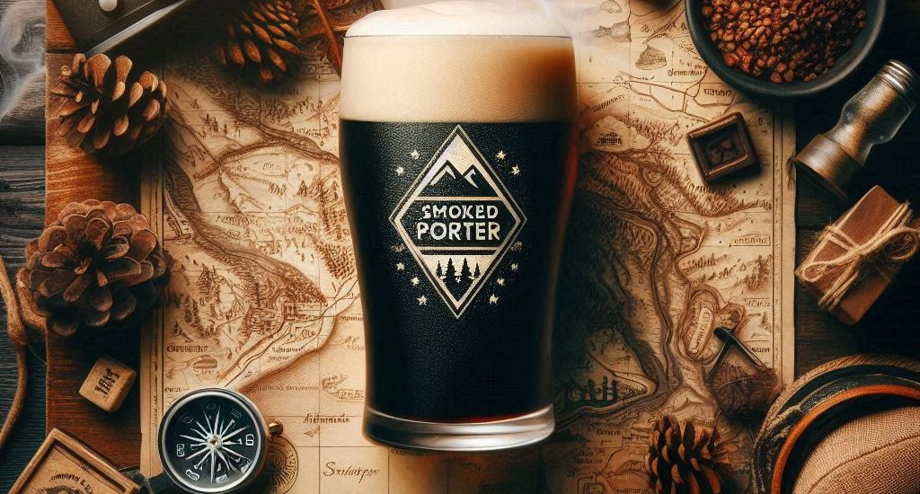 AI image of smoked porter