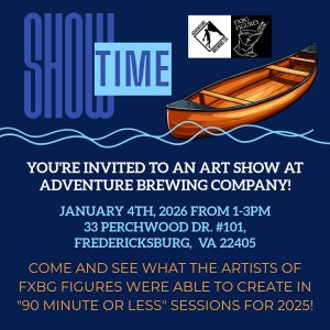 January 2026 art show flyer